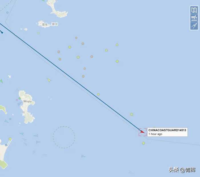 金门没有线！面对台岛的划线禁入，中国海警船直接冲入线内！